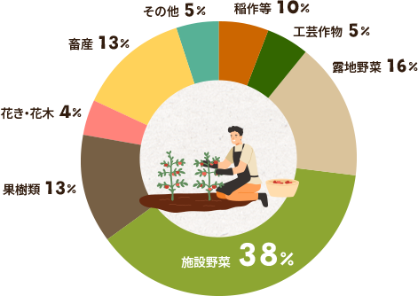 グラフ（経営類型別新規就農者）